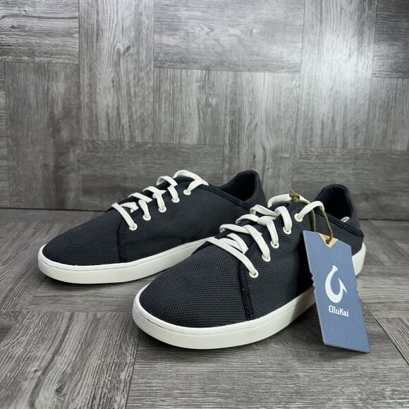 Olukai Pehuea Li Women's size 9 Black Canvas Casual Shoes - Picture 3 of 8